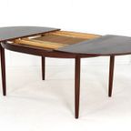 Palissander Ovalen Verlengbare Eettafel Tafel 'trespring' Vintage thumbnail 12