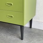 Vintage Opgeknapte Secretaire Bureau Werkplek Klepburo thumbnail 7