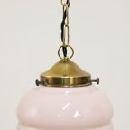 Vintage Roze Art-Deco Hanglamp thumbnail 3