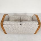 Sofa 2-Zit Bamboo And Rattan Met Grafisch Patroon thumbnail 7
