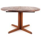 Niels Bach Vintage Ronde Eettafel Eetkamertafel Deens Massief Teak thumbnail 8
