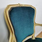 Brocante Vintage Franse Louis Xv Stoeltje, Fauteuil 304 thumbnail 19