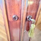 Uitneembare Antiek Mahonie Kast Met Planken En Lades, 188 Cm Hoog thumbnail 13