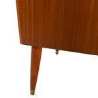 Vintage Kastje Compact Dressoir Jaren 60 Teak Fineer Zweden thumbnail 16