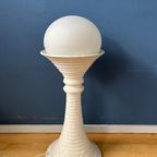 Witte Keramische Mid Century Space Age Vloerlamp Van Doria Leuchten thumbnail 7