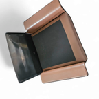 2 X Black Shell & Brown Leather 620 Chair Programme Lounge Chair By Dieter Rams For Vitsoe, 1980s thumbnail 12