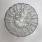 Vintage Plafondlamp Plafonnière Wandlamp Glas Organisch thumbnail 12