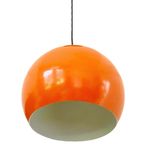 Space Age Eyeball Hanglampje Gepo Oranje 1970’S thumbnail 6