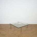 Mid Century Glass And Chrome Coffee Table thumbnail 2