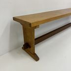 Vintage Solid Wooden Bench , 1970’S thumbnail 15