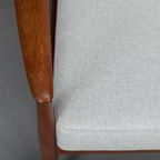 Deens Design Geherstoffeerde Fauteuil By Grete Jalk Door France & Son, 1960s thumbnail 12