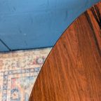 Vintage Palissander Ronde Eettafel, Verlengbaar, Jaren 60 thumbnail 2
