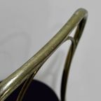 Vintage Hollywood Regency Stoel - Messing, Jaren '70 thumbnail 8