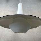 Vintage 1950’s Scandinavische Hanglamp – Opaline thumbnail 3