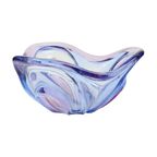 Vintage Murano Schaal Fruitschaal Blauw Paars Glas Sixties thumbnail 15