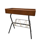 Vintage Bijzettafel Met Lectuurhouder thumbnail 3