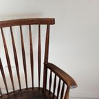 Vintage Wabisabi Spijlenstoel Arno Lambrecht thumbnail 6