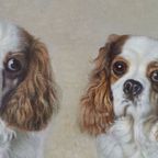 Schilderij Van 2 Cavalier King Charles Spaniels thumbnail 6