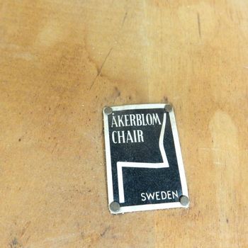 Retro Vintage Stoel Akerblom Spijlenstoel Jaren 50 Zweden