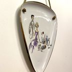 Plectrum Shape Wall Hanger Venetia Decor By Alka 1960S thumbnail 6