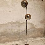 Vintage Vloerlamp Bruine Bollenlamp Bollamp Gepo , Herda ? thumbnail 10