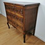 Vintage Queen Ann Ladekastje, Commode Dressoir Ladekast Badkamermeubel 106 thumbnail 7