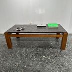 Vintage Bauhaus Brutalistisch Japandi Salontafel thumbnail 5
