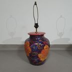 Hand - Turned Ceramic / Glazed Vase Lamp Holders 70s ( Most Likely French ) Height / Vase 40 Cm D thumbnail 12