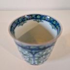 Vintage Porselein Japanse Kom Bloempot Met Lotus Bloem thumbnail 4