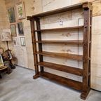Antieke Kast Boekenkast Kaaskast Industriële Kast thumbnail 3