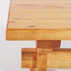 Small Solid Pine Bench-coffee Table From 1980’s, Sweden thumbnail 11