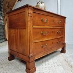 Antieke Ladekast Dressoir Commode Louis Philippe thumbnail 6