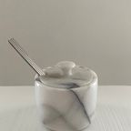 Vintage Marble Sugar Bowl thumbnail 3