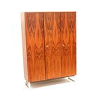 Hoge Vintage Palissander Kast / Kledingkast Gemaakt In De Jaren ’70 thumbnail 4