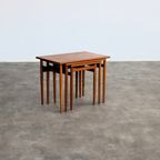 Vintage Nesting Tables | Bijzettafels | Teak | Zweeds thumbnail 3