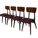 Vintage Eetkamerstoelen Teak Design Jaren 60 thumbnail 18