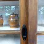 Grote Oude Buffet Vitrine School Museum Winkel Kast thumbnail 4