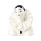 Vintage Pierrot Clown Beeldje Geglazuurd Keramiek Buste Jaren 70 thumbnail 2
