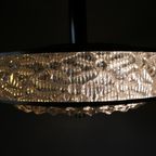 Vintage Zware Hanglamp Kristal Aluminium thumbnail 6