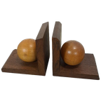 Vintage Oude Houten Boekensteun thumbnail 2