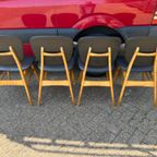 Set Van 4 Midcentury Eetkamerstoelen thumbnail 12