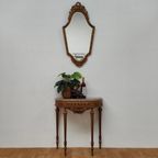 Barok Rococo Wandconsole Sidetable Met Marmer Blad En Spiegel 05 thumbnail 6