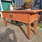 Grote Oude Spaanse Sidetable, Haltafel thumbnail 3