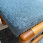 Johannes Andersen Highback Chair With Hocker For Silkeborg Denmark thumbnail 7