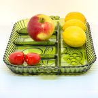 Tapas-, Serveerschaal Glas, Groen thumbnail 9