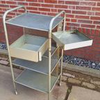 Vintage Design Trolley Van Heliolithe (Uit Frankrijk). thumbnail 4