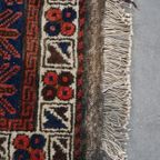 Vintage Vierkant Oosters Vloer/ Sierkleedje Met Mooie Kleuren 76x76cm thumbnail 7