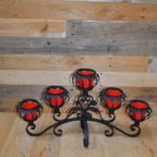 Metalen Kandelaar Met 5 Bakjes thumbnail 2