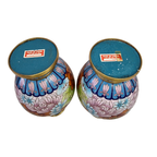 Vintage Set Cloisonné Vazen thumbnail 5