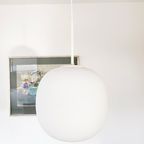 Vintage Melkglazen Glashutte Limburg Hanglamp / Schoollamp / Kerklamp thumbnail 7